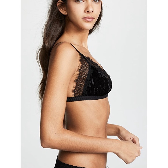 NWT Hanky Panky Luxe Panne Velvet Bralette - Picture 4 of 10